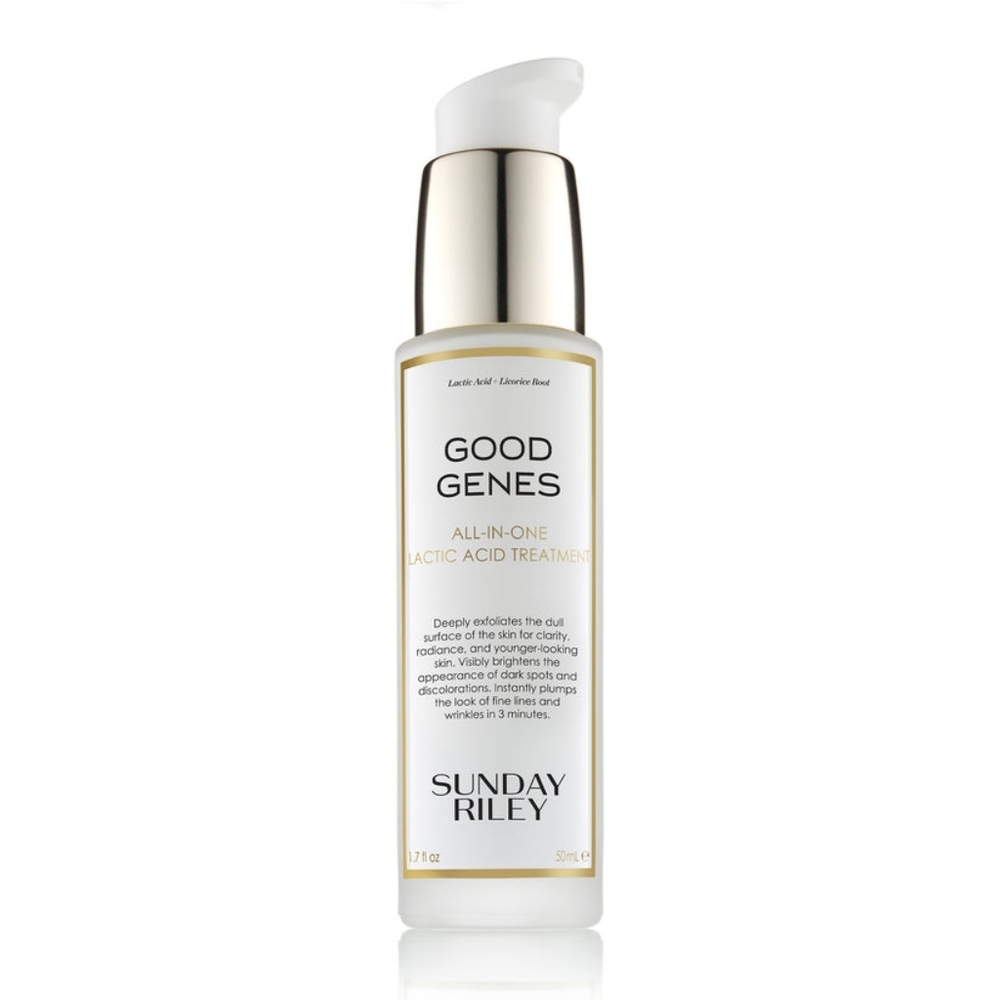 SUNDAY RILEYGood Genes All-In-One Lactic Acid Treatment Serum. 1.7 fl oz / 50 ml
